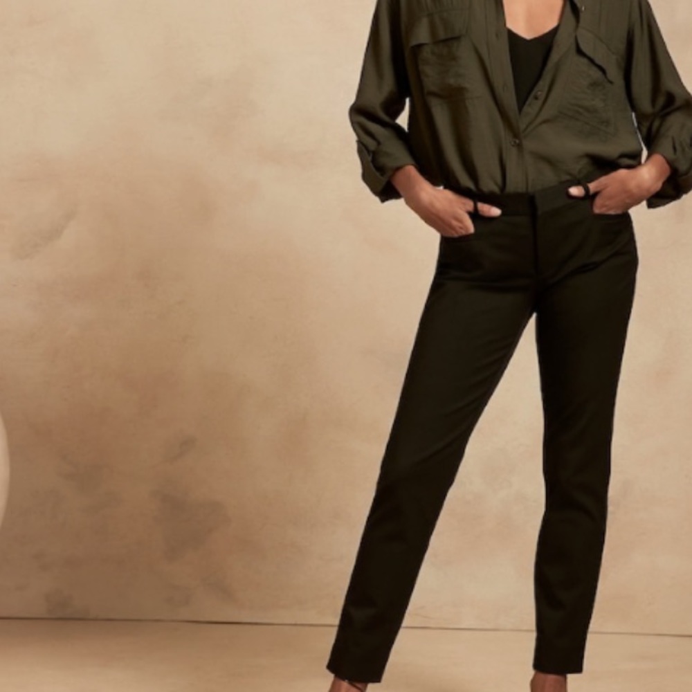 Banana Republic Sloan Skinny Pants - Black